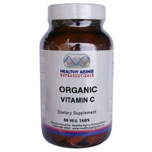 Healthy Aging Nutraceuticals Organic Vitamin C 60 Vegetarian Tablets
