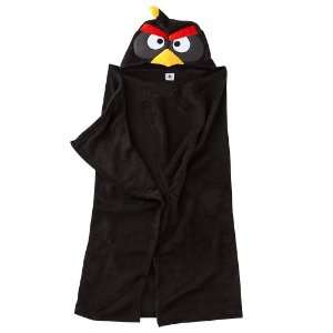  Angry Birds Hooded Fleece Blanket 40 X 52, Black: Home 