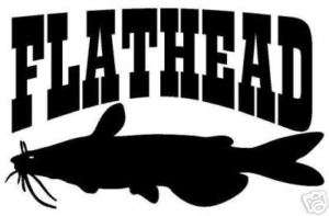 Flathead Catfish Decal 6 Wildlife Outdoors Fishing  
