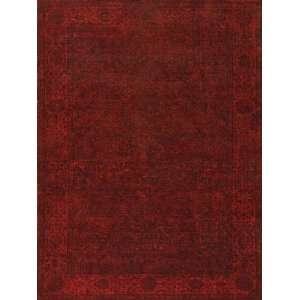  Rugsville Overdyed Red Rug 12203