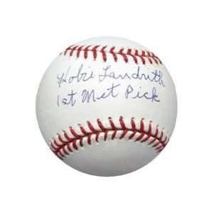   Major League Baseball inscribed 1st Met Pick (Mets) Sports