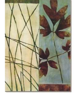 Dominique Gaudin Falling Leaves Canvas Art  Overstock