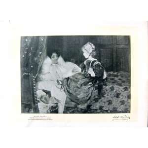   : 1896 ART JOURNAL ALMA TADEMA WOMAN BED LITTLE GIRL: Home & Kitchen