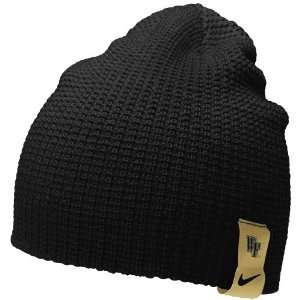   Wake Forest Demon Deacons Black Epic Knit Beanie: Sports & Outdoors