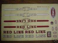 OLD SCHOOL BMX 1980 REDLINE PRO LINE decal sticker Set  