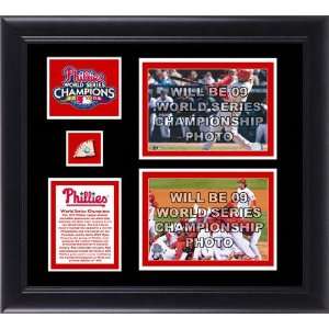 Philadelphia Phillies 2009 World Series Champions Framed Collectible 