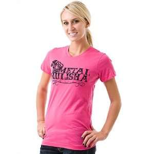  Metal Mulisha Ladies Pink Mulisha Ranch T shirt Sports 