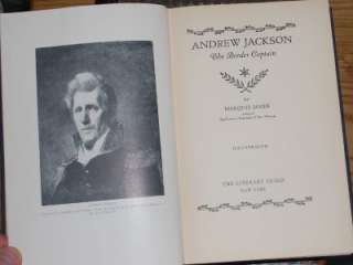 Andrew Jackson Border Captain by Marquis James 1st ed  