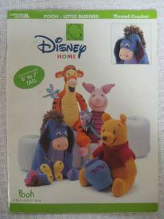 Disney Pooh Piglet Tigger Dolls CROCHET Pattern Booklet  