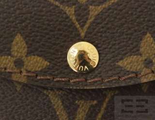 Louis Vuitton Brown Monogram Canvas Small Coin Purse  