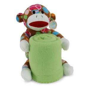  Sock Monkey w/ Throw: Toys & Games