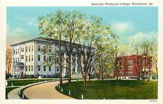 KY WINCHESTER KENTUCKY WESLEYAN COLLEGE EARLY T56349  