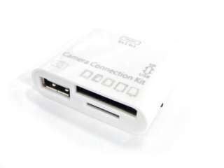 USB MS TF SD 5 in 1 camera connection kit card reader for Apple iPad 1 