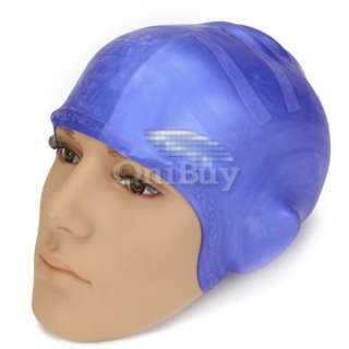   Swimming Swim Bathing Cap with Ear Cup Hat Protect Prevent Water O1