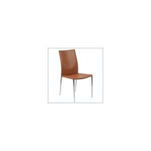  Eurostyle Max Leather Dining Side Chair: Home & Kitchen