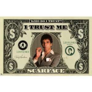  Scarface Movie (Pacino Money) Poster Print