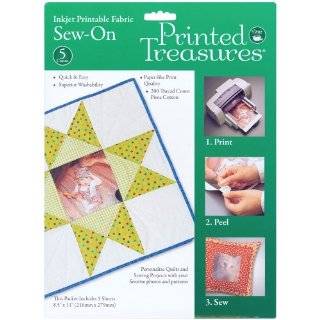   11 Inch Ink Jet Printable Fusible Web, 6 Pack Arts, Crafts & Sewing