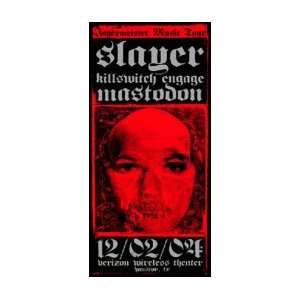  SLAYER   Limited Edition Concert Poster   by Mike Martin 