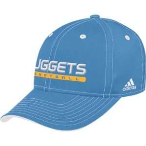  adidas Denver Nuggets Light Blue Official Team Pro Hat 