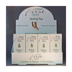 McCoy Feet First Spa Buffing Pad  Callus & Dry Skin Remover 24pc 