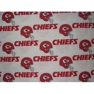  60 Wide Kansas City Chiefs NFL Polar Fleece Fabric By the 