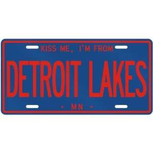   DETROIT LAKES  MINNESOTALICENSE PLATE SIGN USA CITY