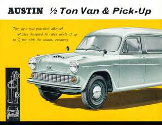 1967 Austin 1600 Van Pickup Truck Sales Brochure  