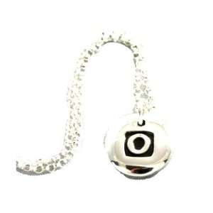 Handcrafted Far Fetched O Initial 925 Sterling Silver Charm Necklace 