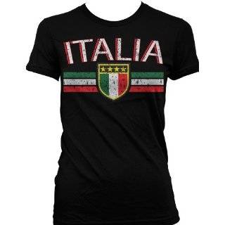   International Soccer Juniors T shirt, Italy Soccer Juniors T shirt