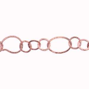 Genuine Copper Chain: 14mm Circle, 18x28mm Oval, 19x26mm Bean   Sold 