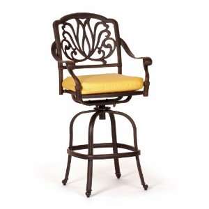  Caluco Florence Swivel Outdoor Bar Stool (777 7) Patio 