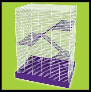 STORY CHEW PROOF FOUR LEVEL CAGE FOR HAMSTERS & MICE & GERBILS 