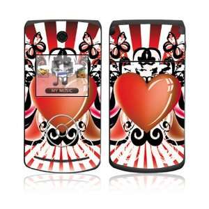  LG Chocolate 3 (VX8560) Skin Decal Sticker   Heart Wings 