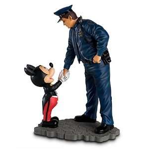    Disney World Mickey Mouse & Policeman Figurine: Home & Kitchen