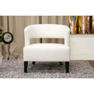 White Club Chair by Wholesale Interiors 