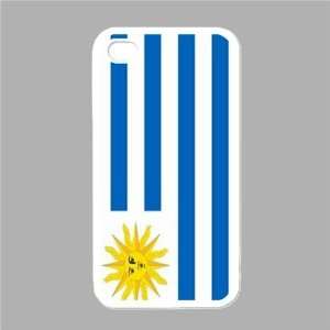 Uruguay Flag White Iphone 4   Iphone 4s Case