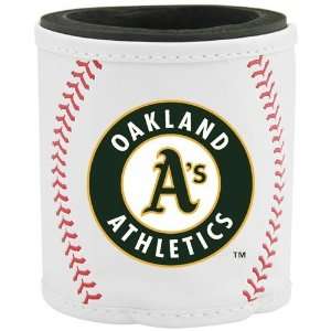  Oakland Athletics White Baseball Can Coolie: Sports 