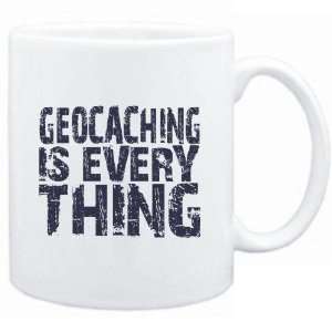  Mug White  Geocaching is everything  Hobbies Sports 