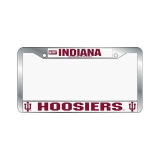  Indiana Hoosiers Chrome License Plate Frame *SALE*: Sports 
