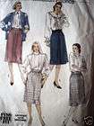 Vintage Simplicity Pattern Set of Skirts 12 9352 SEWING  