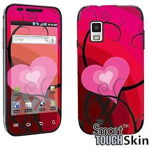 Smart Touch Skin for Samsung Fascinate i500, Red Hearts 