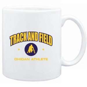  Mug White  Track & Field   Ohioan Athlete  Usa States 