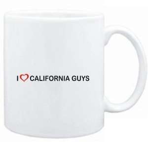 Mug White  I LOVE California GUYS  Usa States  Sports 