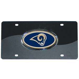  NFL St Louis Rams License Plate Acrylic: Sports & Outdoors