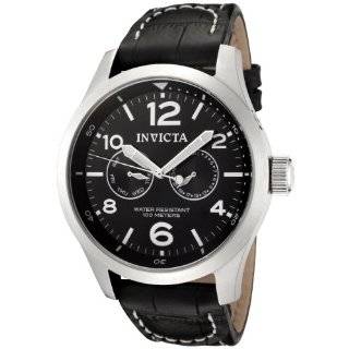   Mens 0383 II Collection Black Ion Plated Stainless Steel Watch