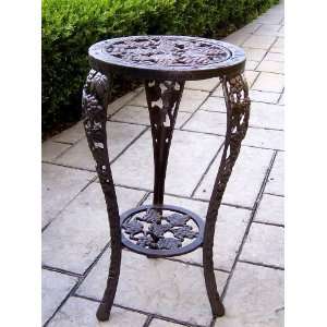  Oakland Living Grape Table Plant Stand: Patio, Lawn 