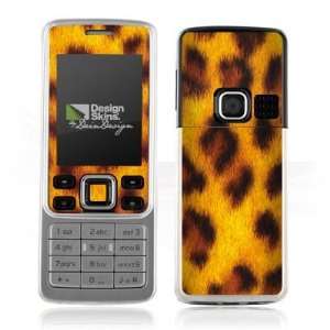  Design Skins for Nokia 6300   Leopard Fur Design Folie 