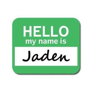  Jaden Hello My Name Is Mousepad Mouse Pad