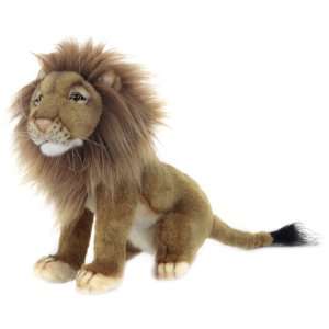   Hansa Male (Norfolk) Lion Stuffed Plush Animal, Sitting: Toys & Games