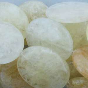 Yellow Jade  Oval Puffy   30mm Height, 25mm Width, No Grade   Sold by 